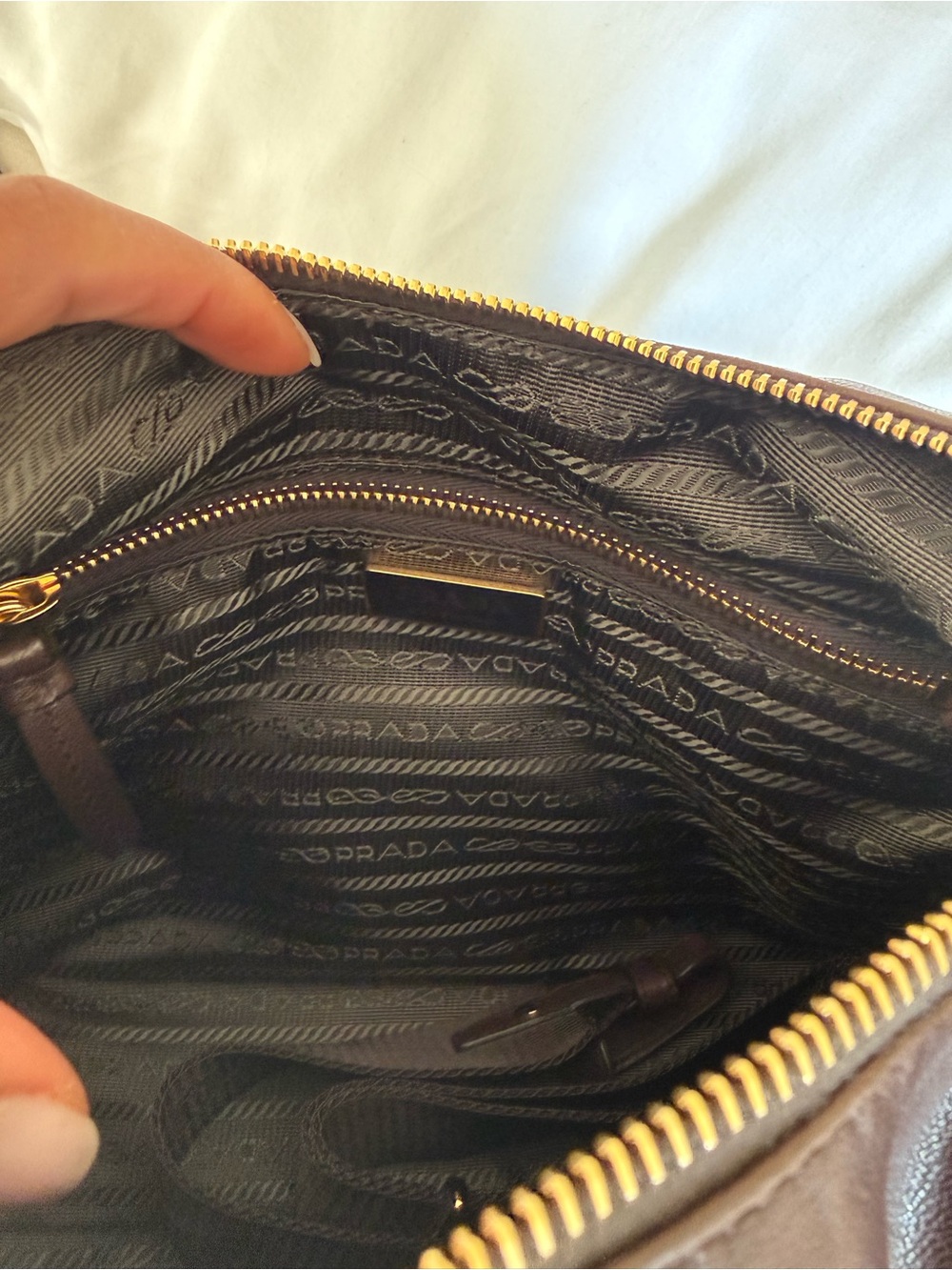Prada Explore Nappa Leather Bag Brown Large NWT $3750 Retail - Picture 6 of 14